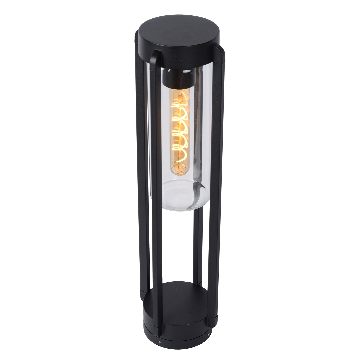 Lucide GARLAND - Bollard light - Ø 15,1 cm - 1xE27 - IP44 - Black