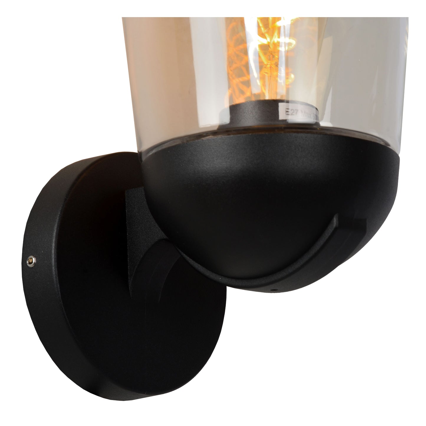 Lucide TULSA - Wall light Indoor/Outdoor - 1xE27 - IP44 - Black