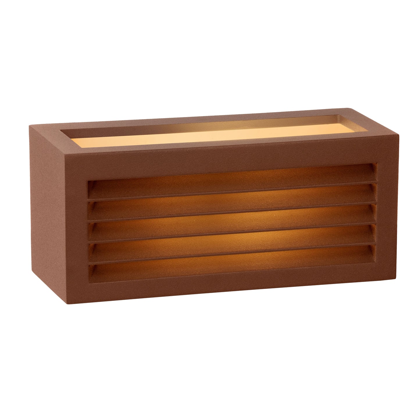 Lucide DIMO - Wall light Indoor/Outdoor - 1xE27 - IP54 - Rust Brown