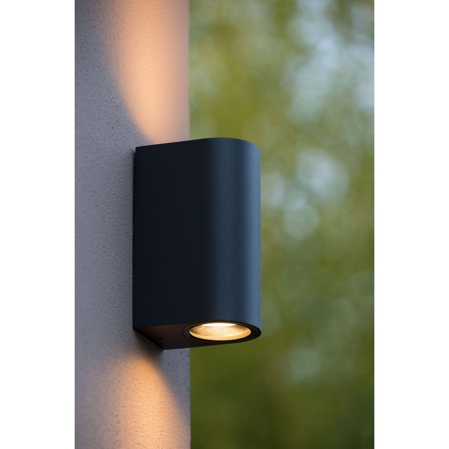 Lucide BOOGY - Wall spotlight / Wall light Indoor/Outdoor - 2xGU10 - IP44 - Black