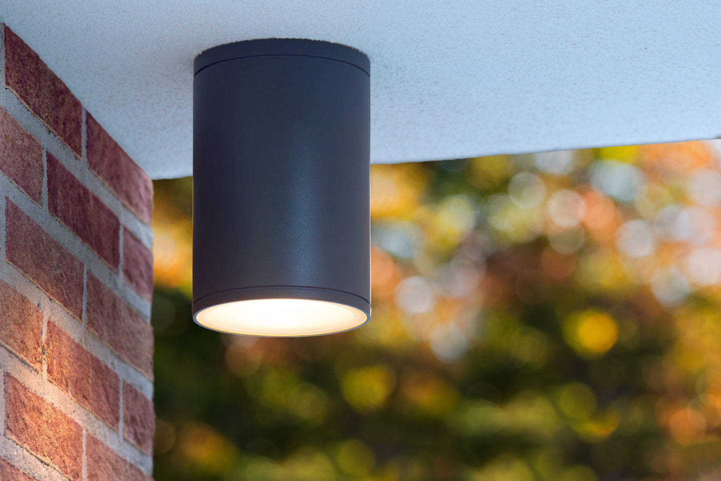 Lucide TUBIX - Ceiling spotlight Indoor/Outdoor - Ø 10,8 cm - 1xE27 - IP54 - Anthracite