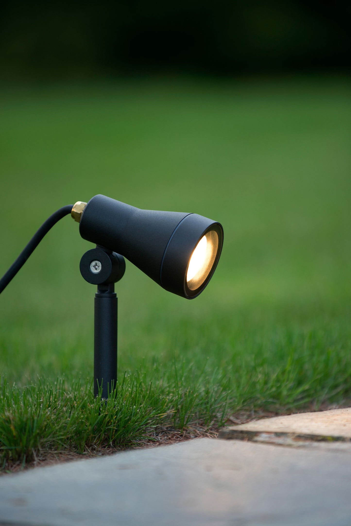 Lucide SPIKE - Garden spotlight - LED Dim. - GU10 - 1x5W 3000K - IP54 - Black