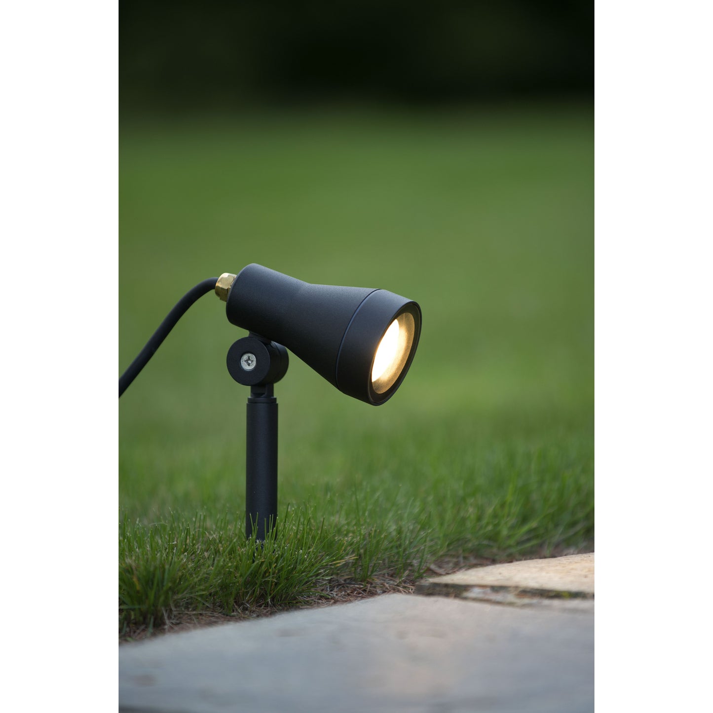 Lucide SPIKE - Garden spotlight - LED Dim. - GU10 - 1x5W 3000K - IP54 - Black