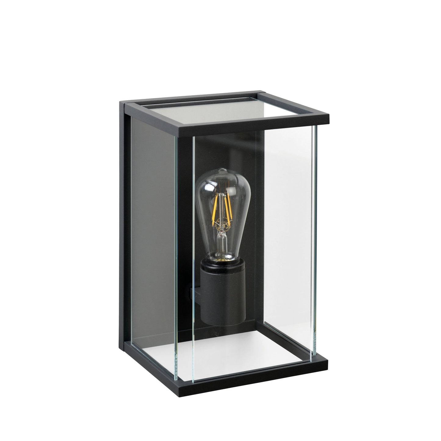 Lucide CLAIRE - Wall light Indoor/Outdoor - 1xE27 - IP54 - Anthracite