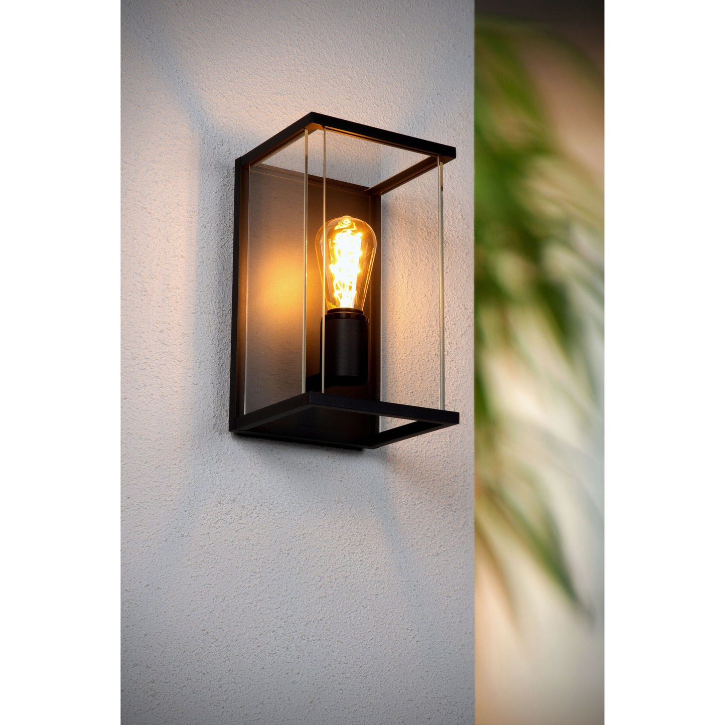 Lucide CLAIRE - Wall light Indoor/Outdoor - 1xE27 - IP54 - Anthracite