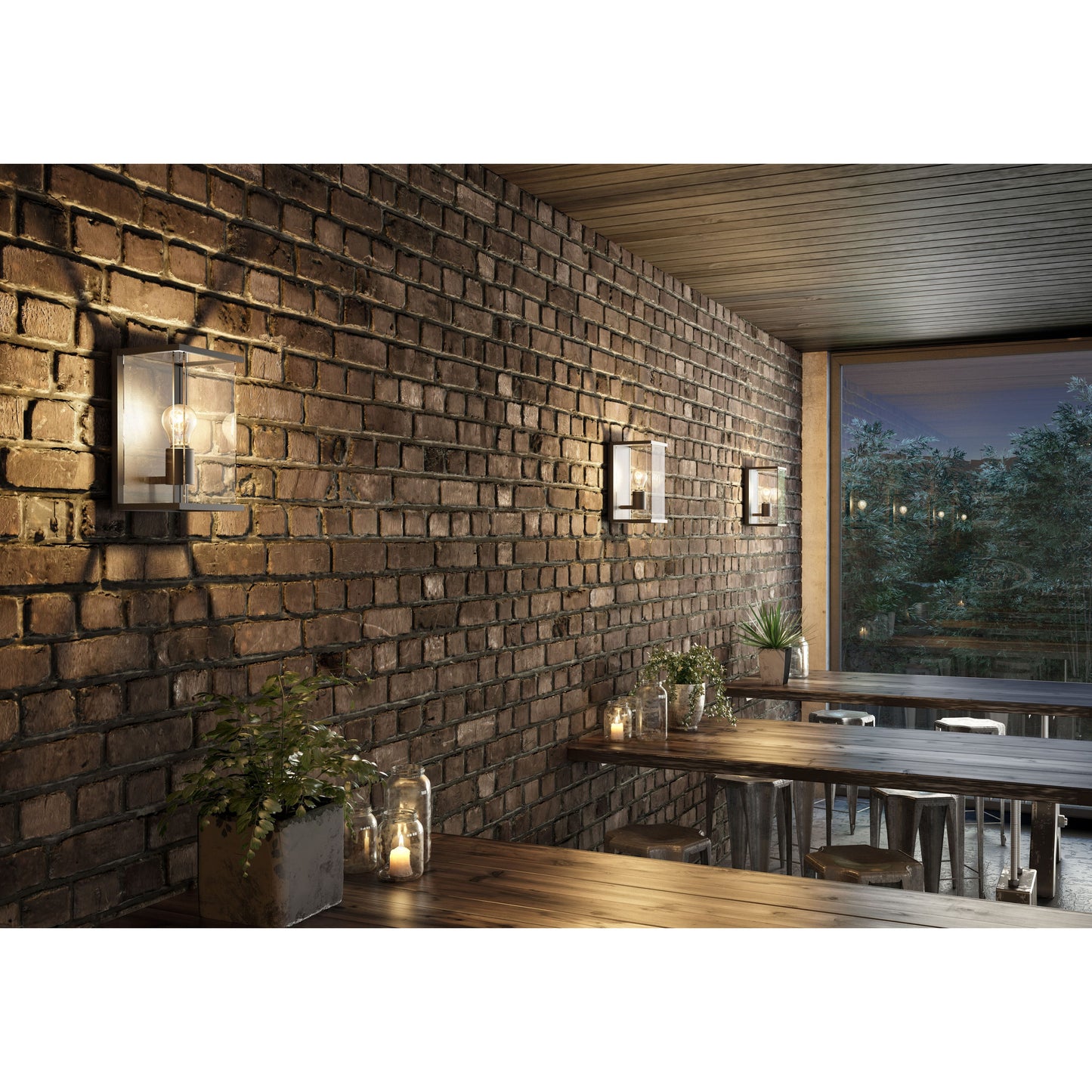 Lucide CLAIRE - Wall light Indoor/Outdoor - 1xE27 - IP54 - Anthracite