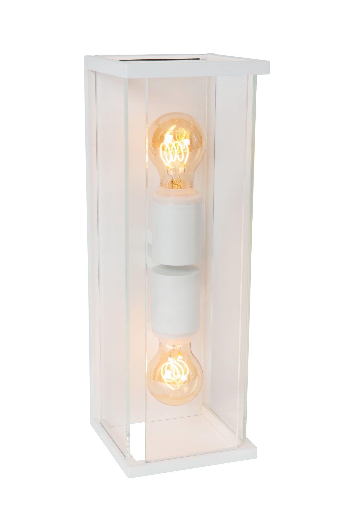 Lucide CLAIRE - Wall light Indoor/Outdoor - 2xE27 - IP54 - White