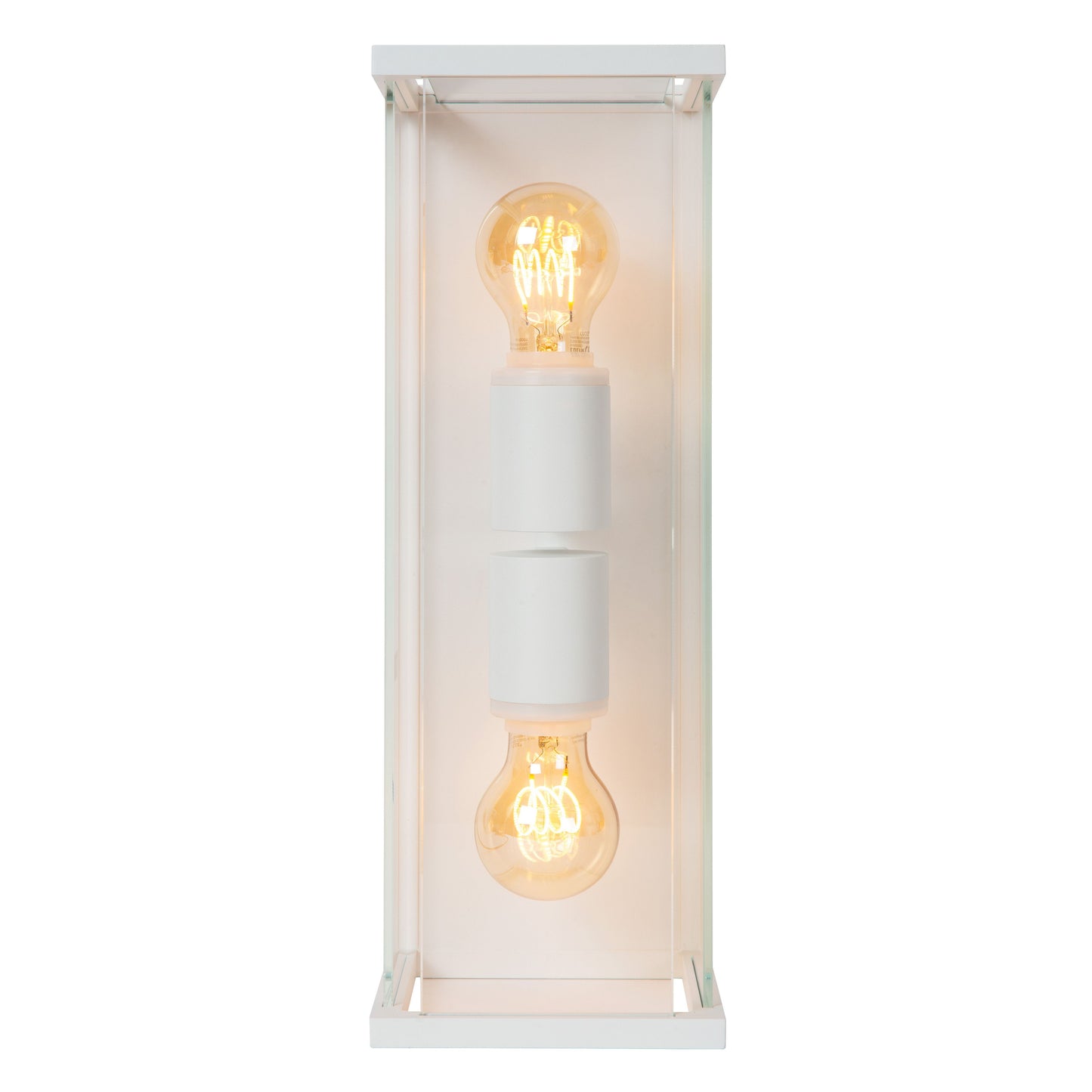 Lucide CLAIRE - Wall light Indoor/Outdoor - 2xE27 - IP54 - White