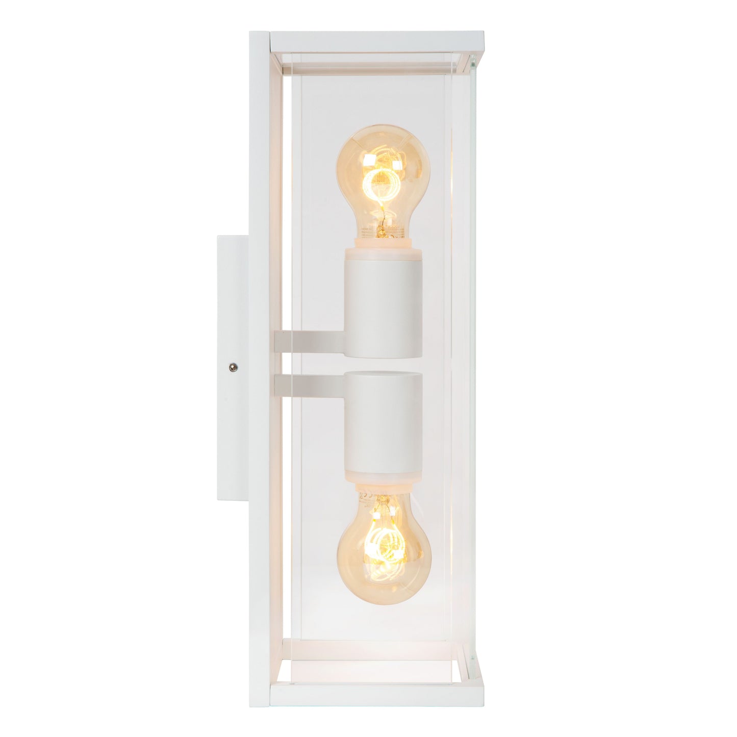 Lucide CLAIRE - Wall light Indoor/Outdoor - 2xE27 - IP54 - White