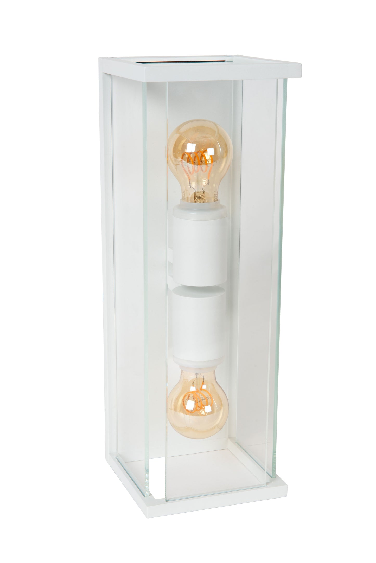 Lucide CLAIRE - Wall light Indoor/Outdoor - 2xE27 - IP54 - White