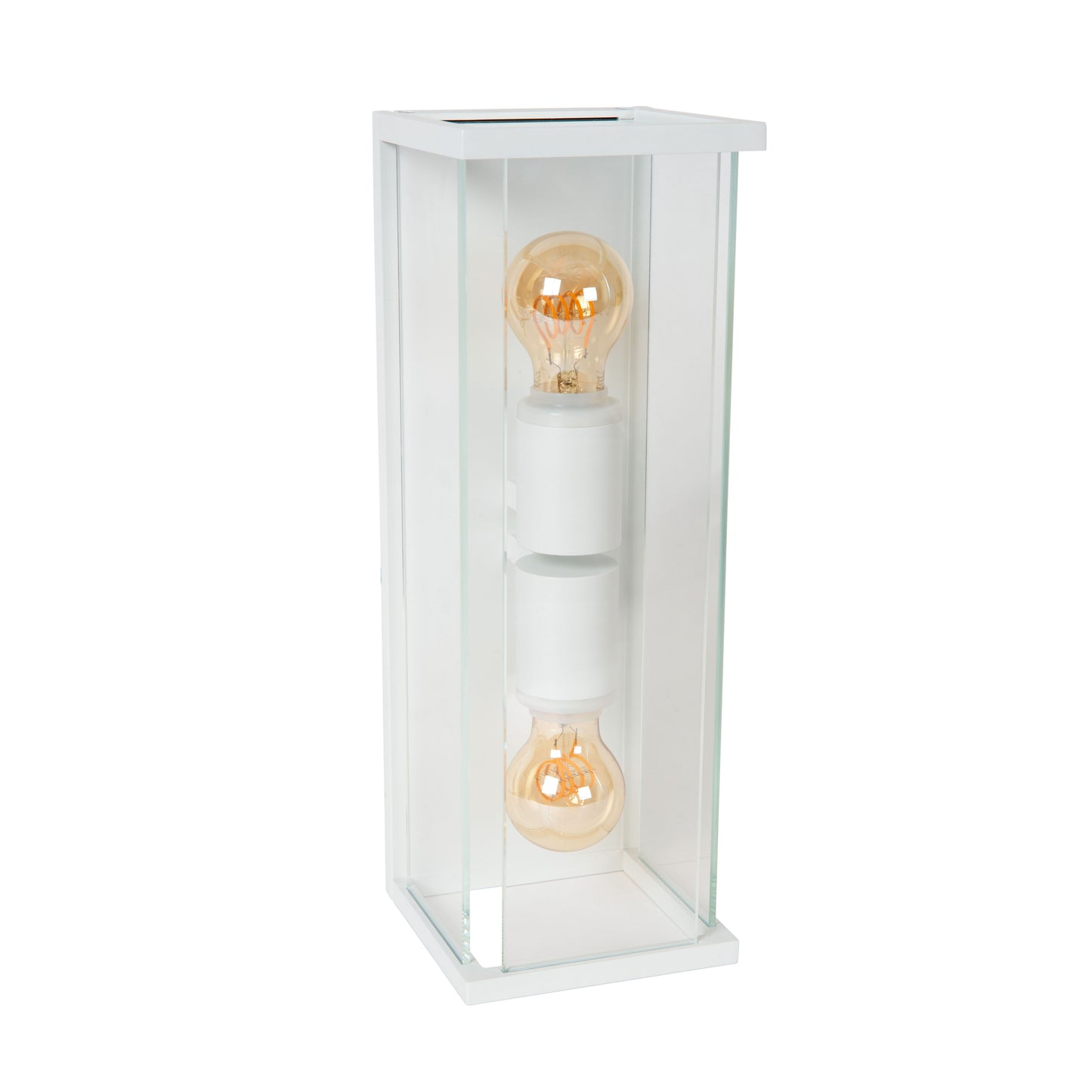 Lucide CLAIRE - Wall light Indoor/Outdoor - 2xE27 - IP54 - White