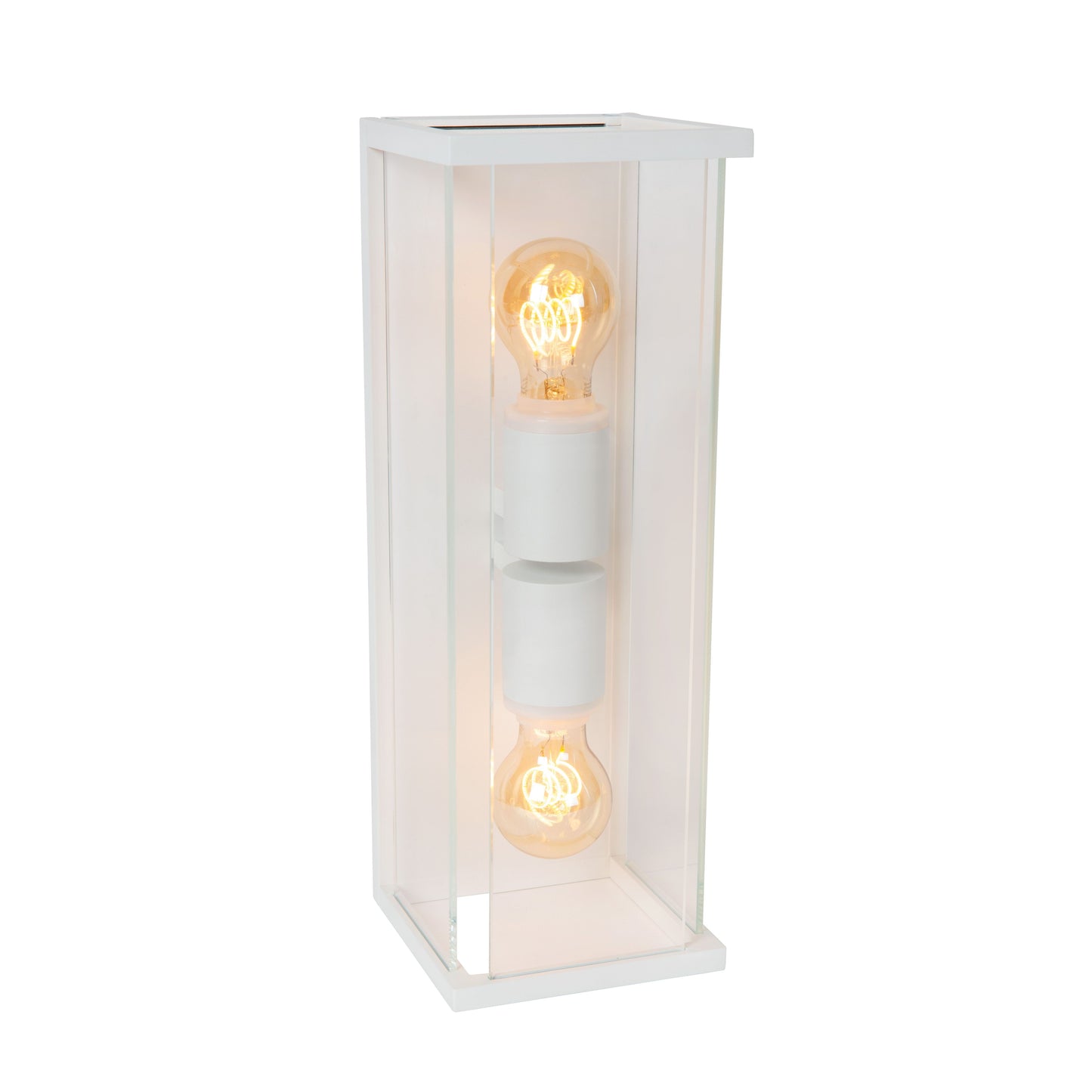 Lucide CLAIRE - Wall light Indoor/Outdoor - 2xE27 - IP54 - White