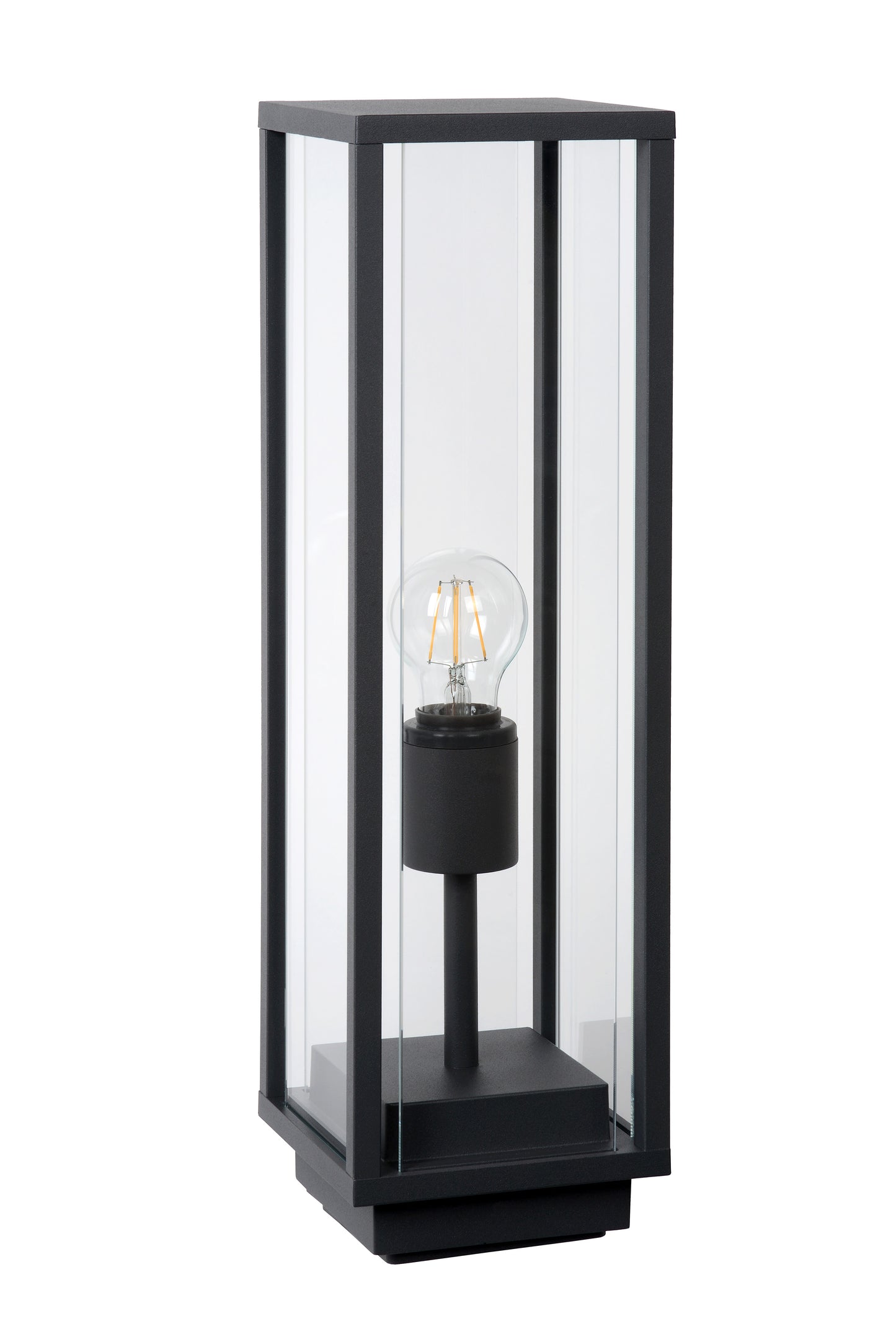 Lucide CLAIRE - Bollard light - 1xE27 - IP54 - Anthracite