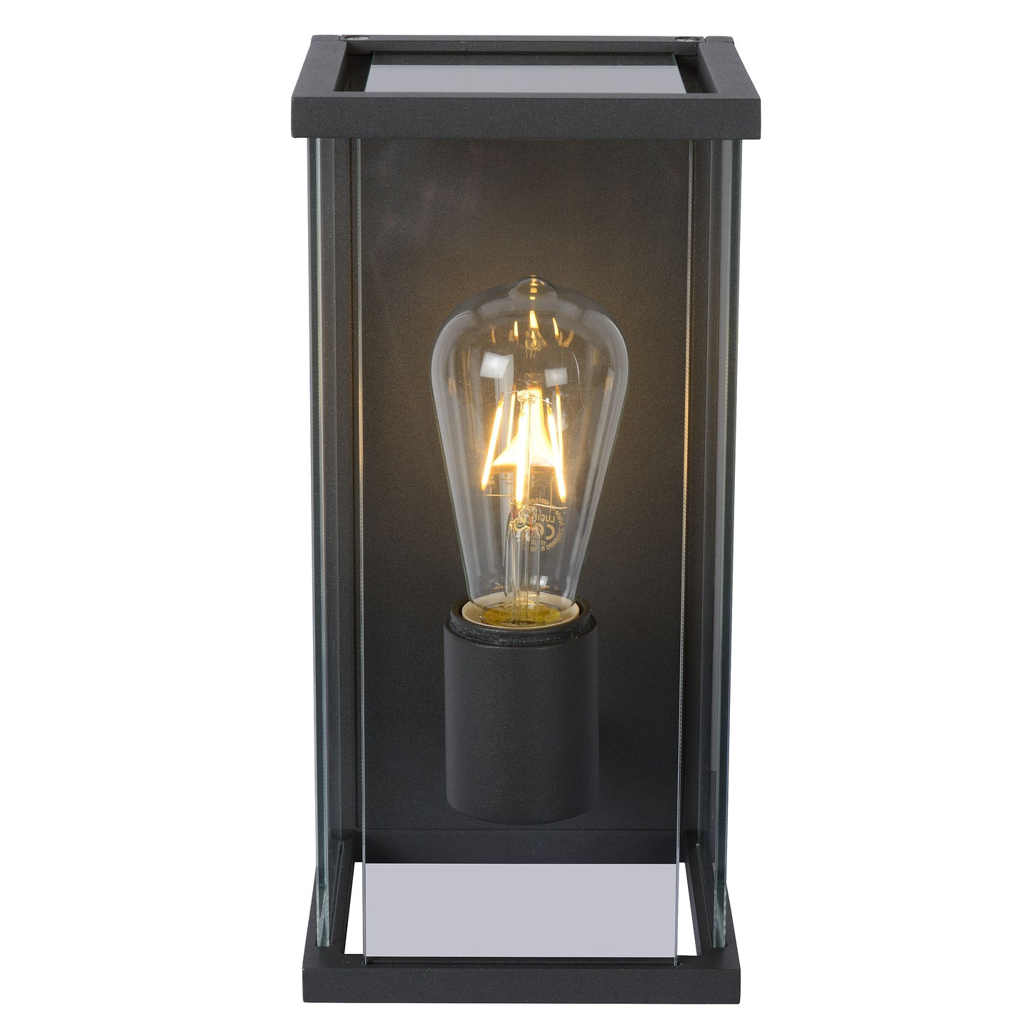 Lucide CLAIRE - Wall light Indoor/Outdoor - 1x E27 - IP54 - Anthracite