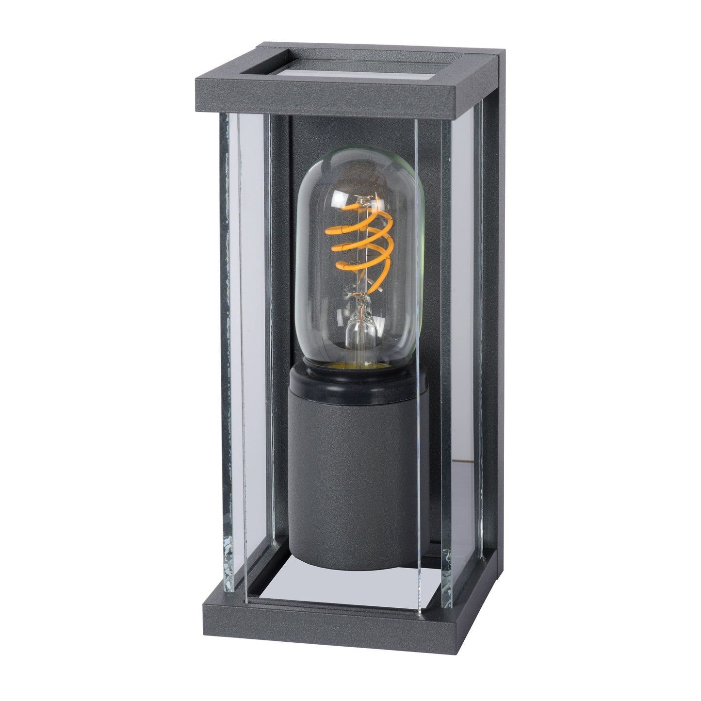 Lucide CLAIRE - Wall light Indoor/Outdoor - 1x E27 - IP54 - Anthracite