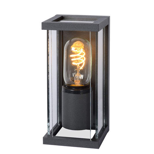 Lucide CLAIRE - Wall light Indoor/Outdoor - 1x E27 - IP54 - Anthracite