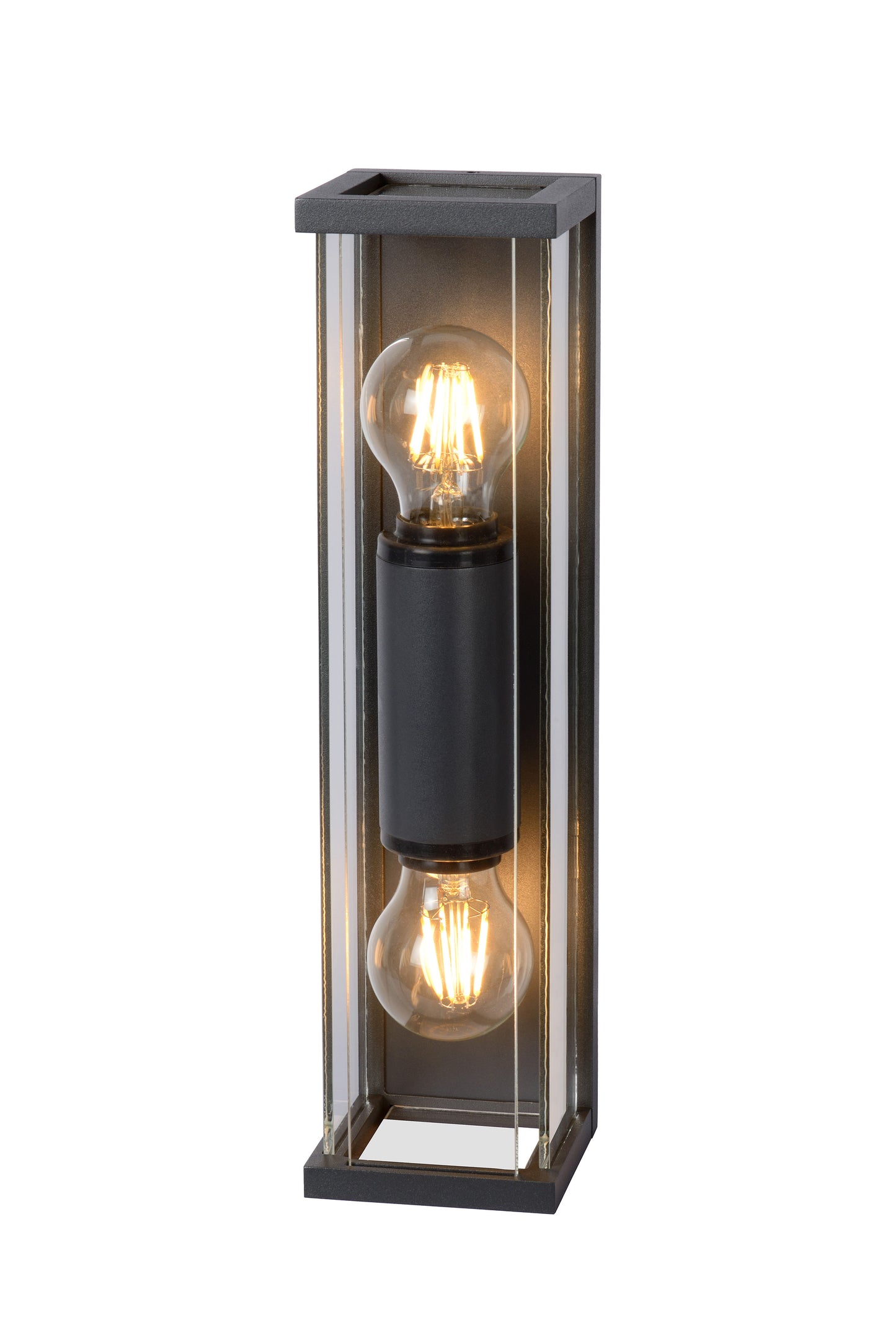 Lucide CLAIRE - Wall light Indoor/Outdoor - 2x E27 - IP54 - Anthracite