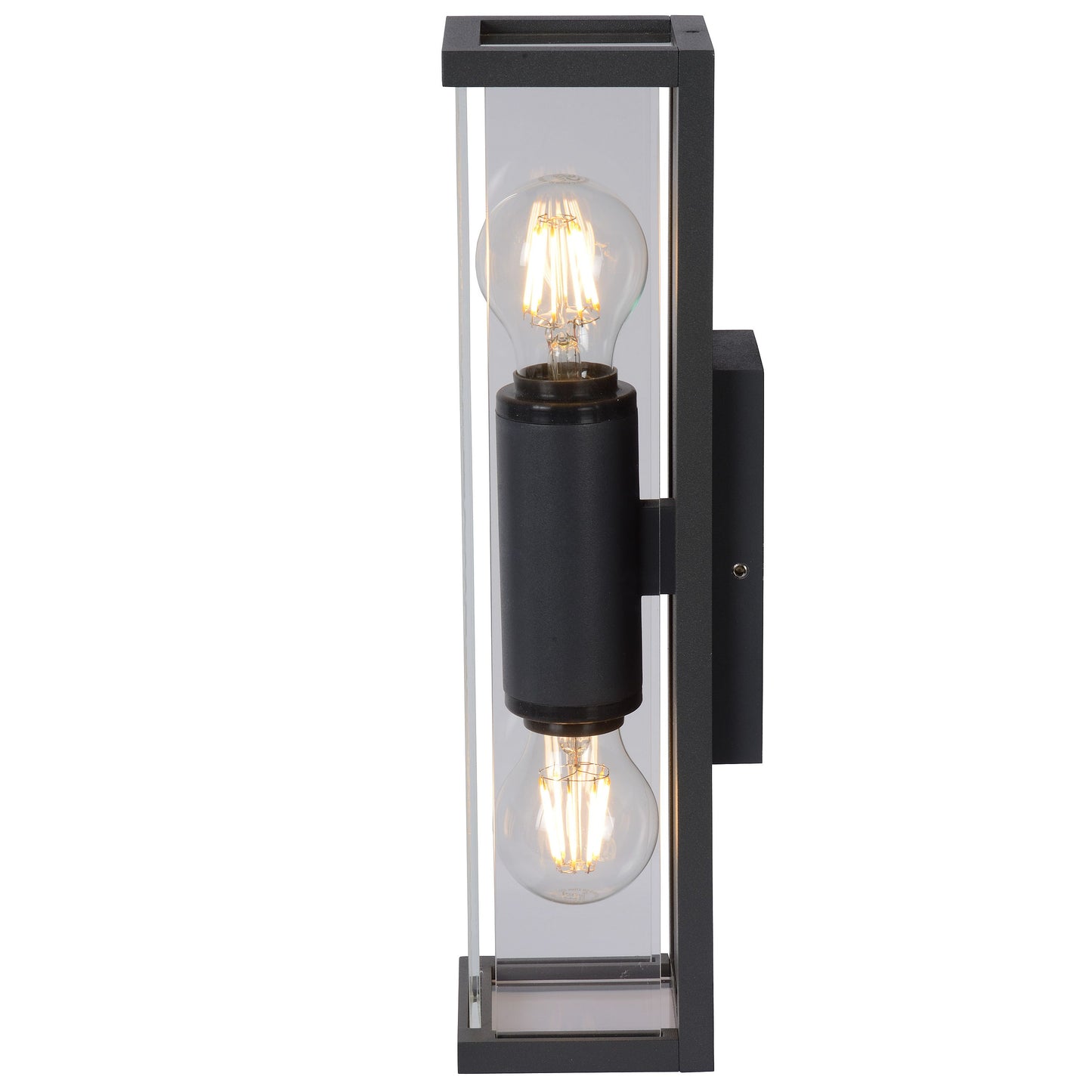 Lucide CLAIRE - Wall light Indoor/Outdoor - 2x E27 - IP54 - Anthracite