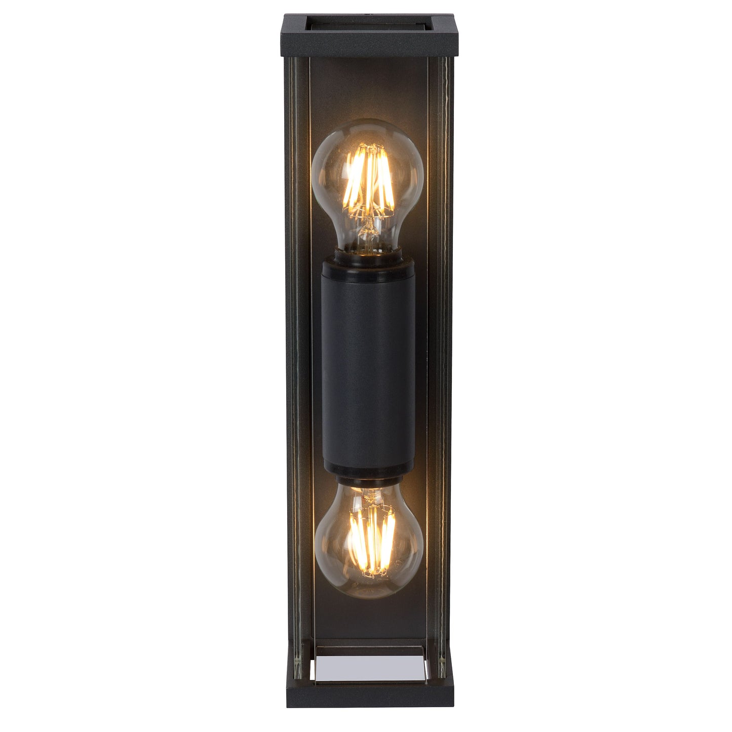 Lucide CLAIRE - Wall light Indoor/Outdoor - 2x E27 - IP54 - Anthracite