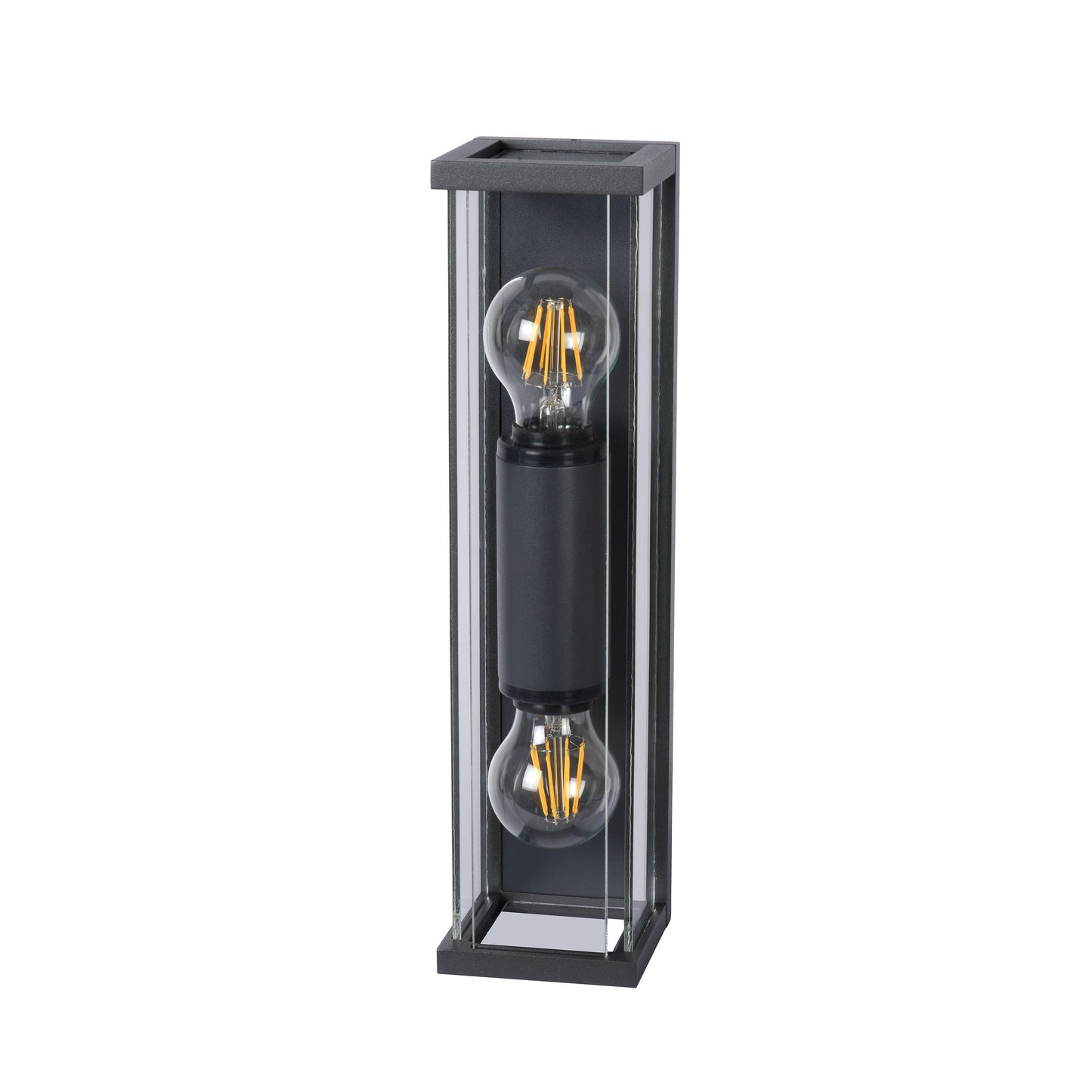 Lucide CLAIRE - Wall light Indoor/Outdoor - 2x E27 - IP54 - Anthracite