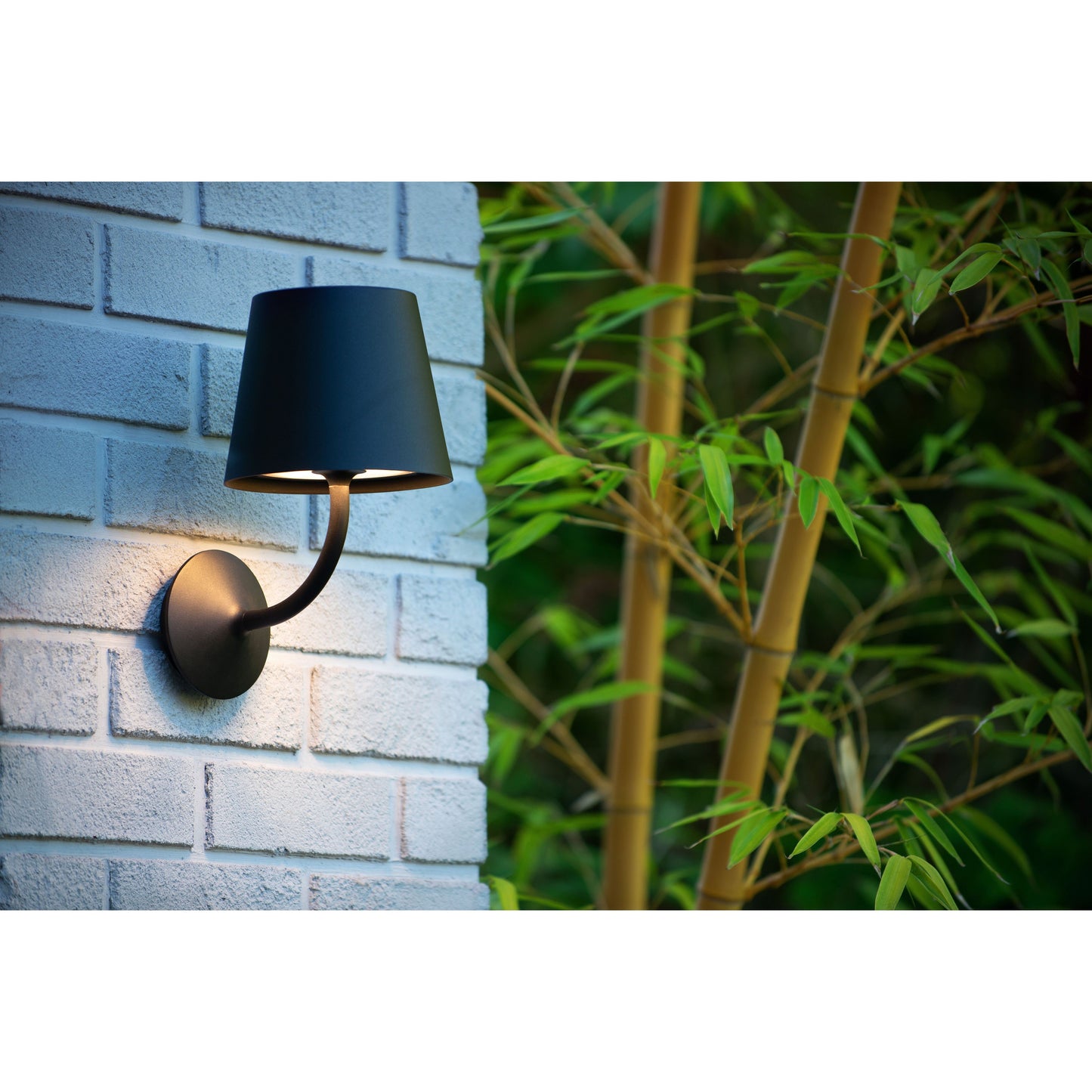 Lucide JUSTIN - Wall light Indoor/Outdoor - LED Dim. - 1x7W 3000K - IP65 - Black