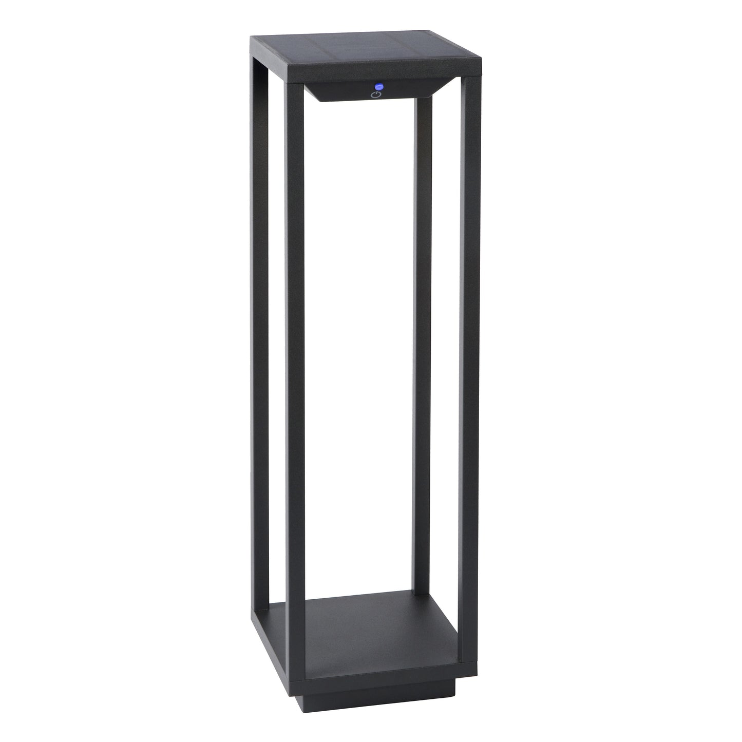 Lucide TENSO SOLAR - Bollard light - LED - 1x2,2W 3000K - IP54 - Motion & Day/Night Sensor - Anthracite