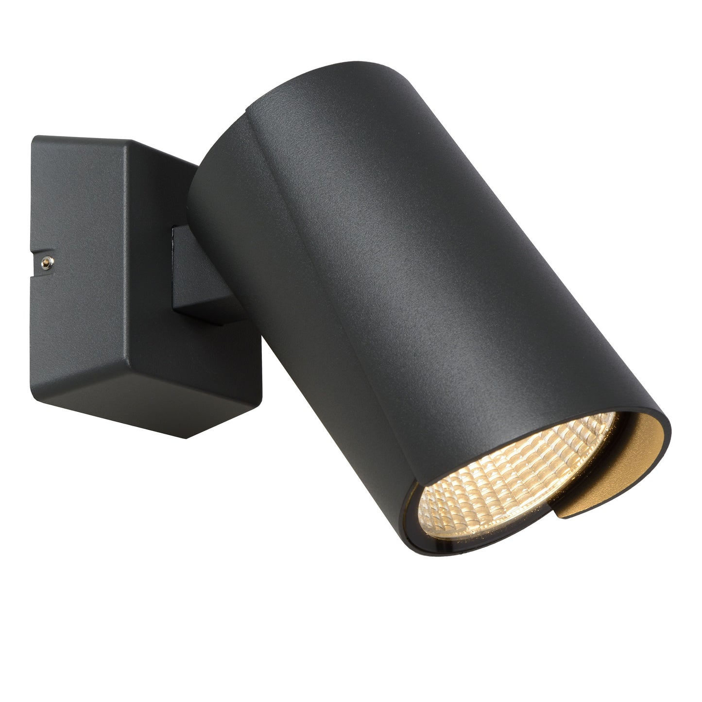 Lucide MANAL - Wall spotlight / Wall light Indoor/Outdoor - LED - 1x13W 3000K - IP65 - Anthracite