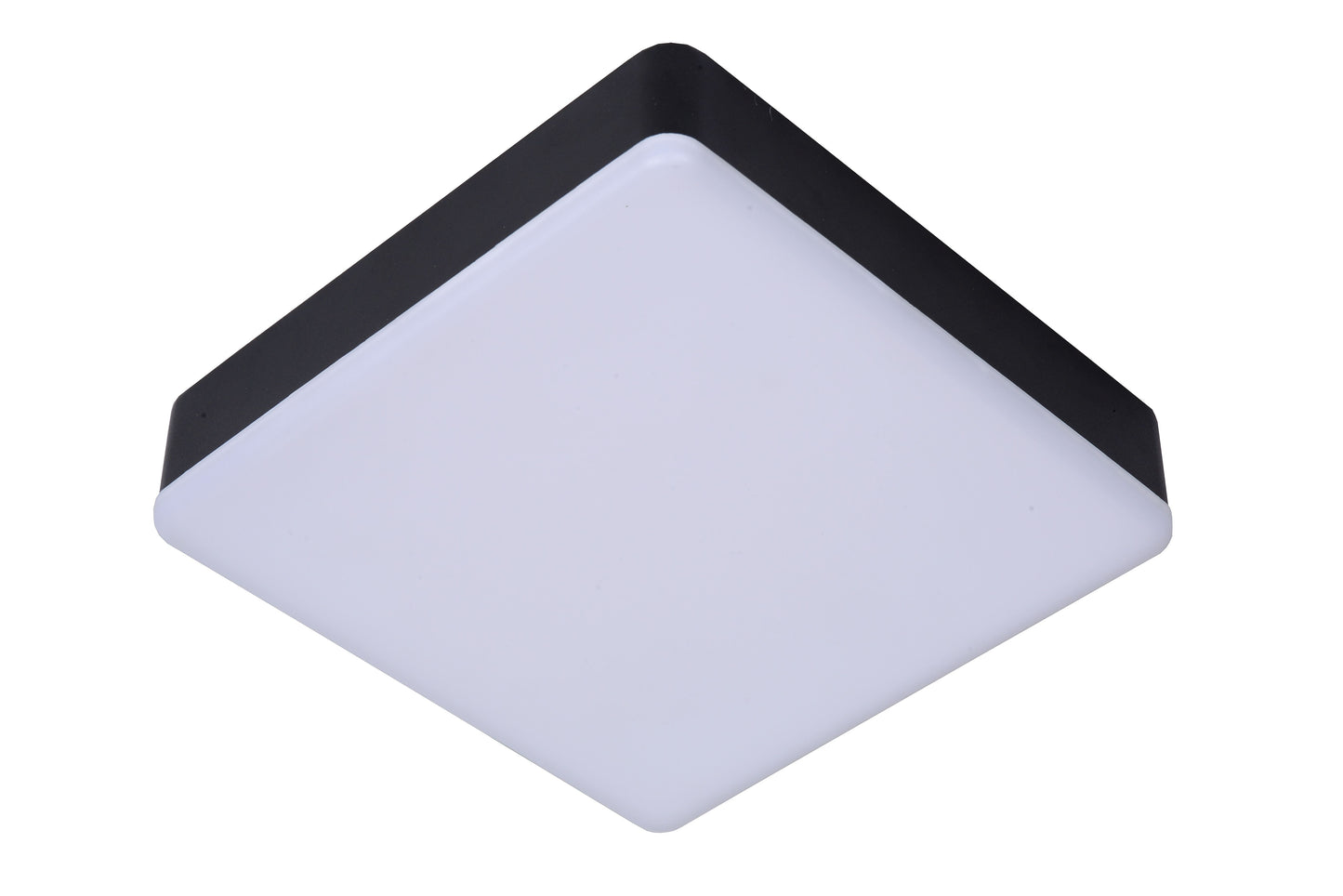 Lucide CERES-LED - Flush ceiling light Bathroom - LED Dim. - 1x30W 3000K - IP44 - Black