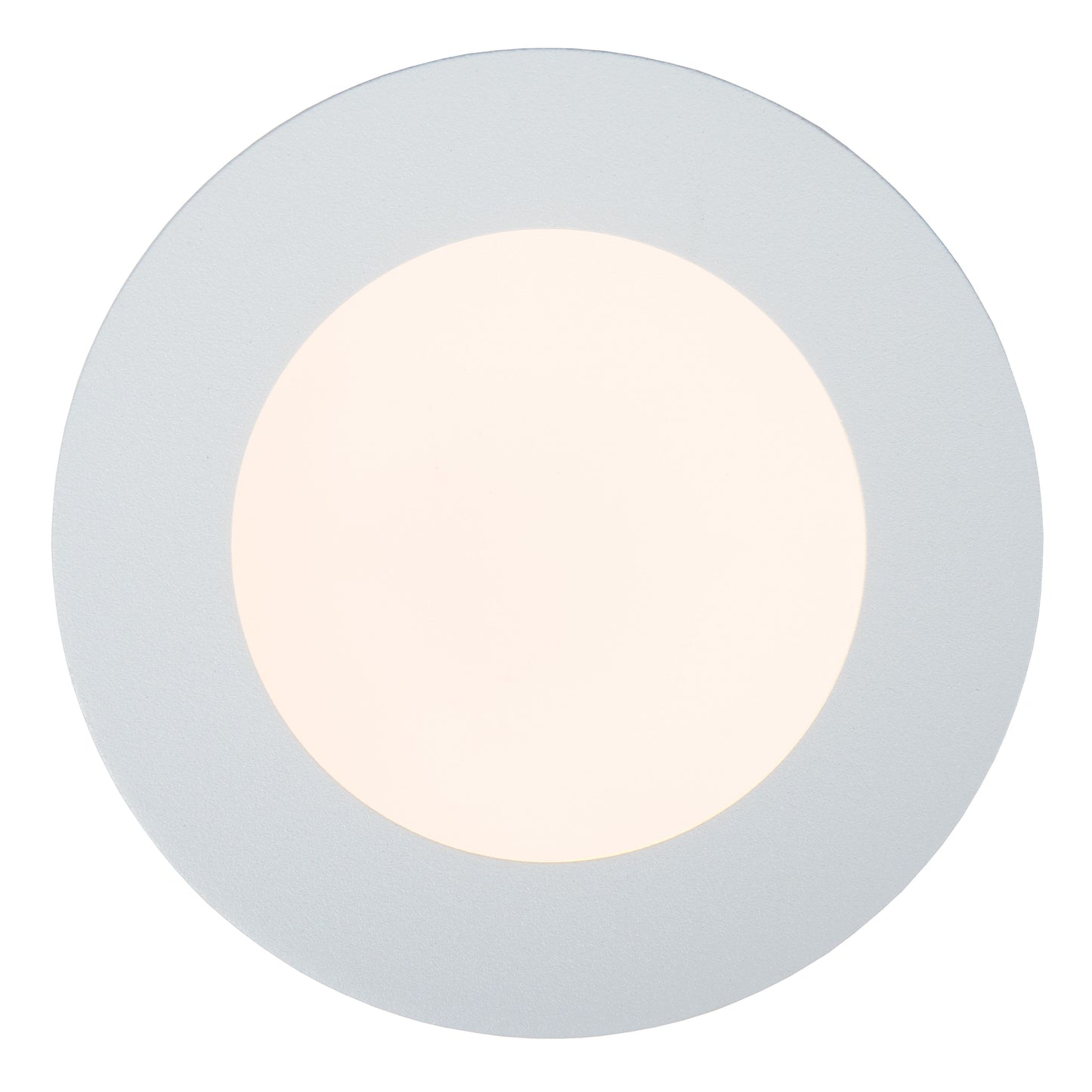 Lucide BRICE-LED - Flush ceiling light Bathroom - Ø 11,7 cm - LED Dim. - 1x8W 3000K - IP44 - White