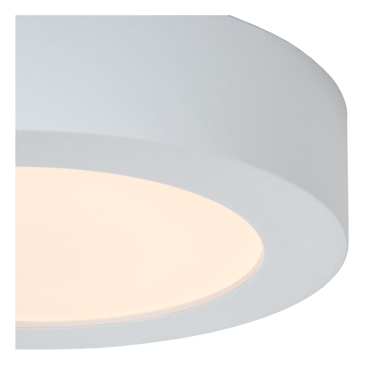 Lucide BRICE-LED - Flush ceiling light Bathroom - Ø 18 cm - LED Dim. - 1x12W 3000K - IP44 - White