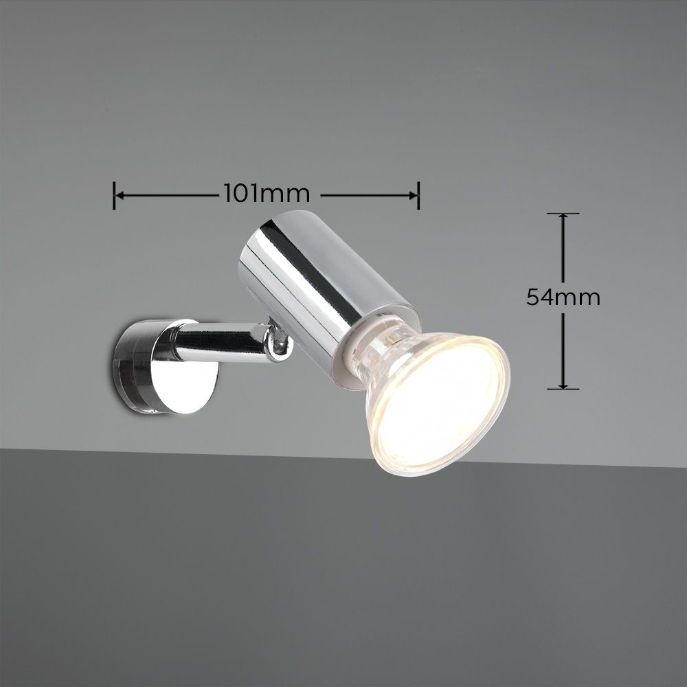 Lorenzo  - Wall lamp - Chrome - Trio