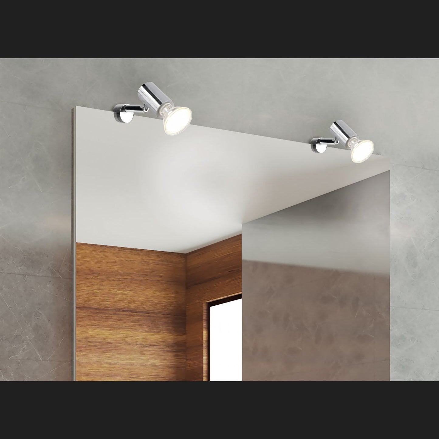 Lorenzo  - Wall lamp - Chrome - Trio