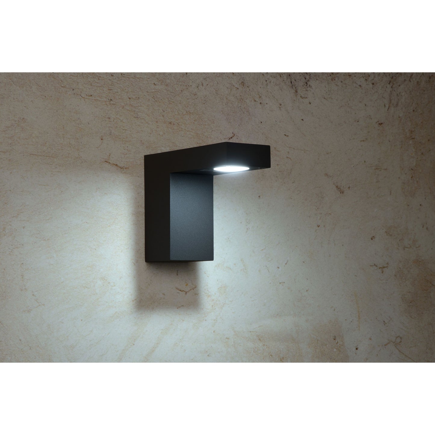 Lucide TEXAS - Wall spotlight / Wall light Indoor/Outdoor - LED - 1x7W 3000K - IP54 - Anthracite