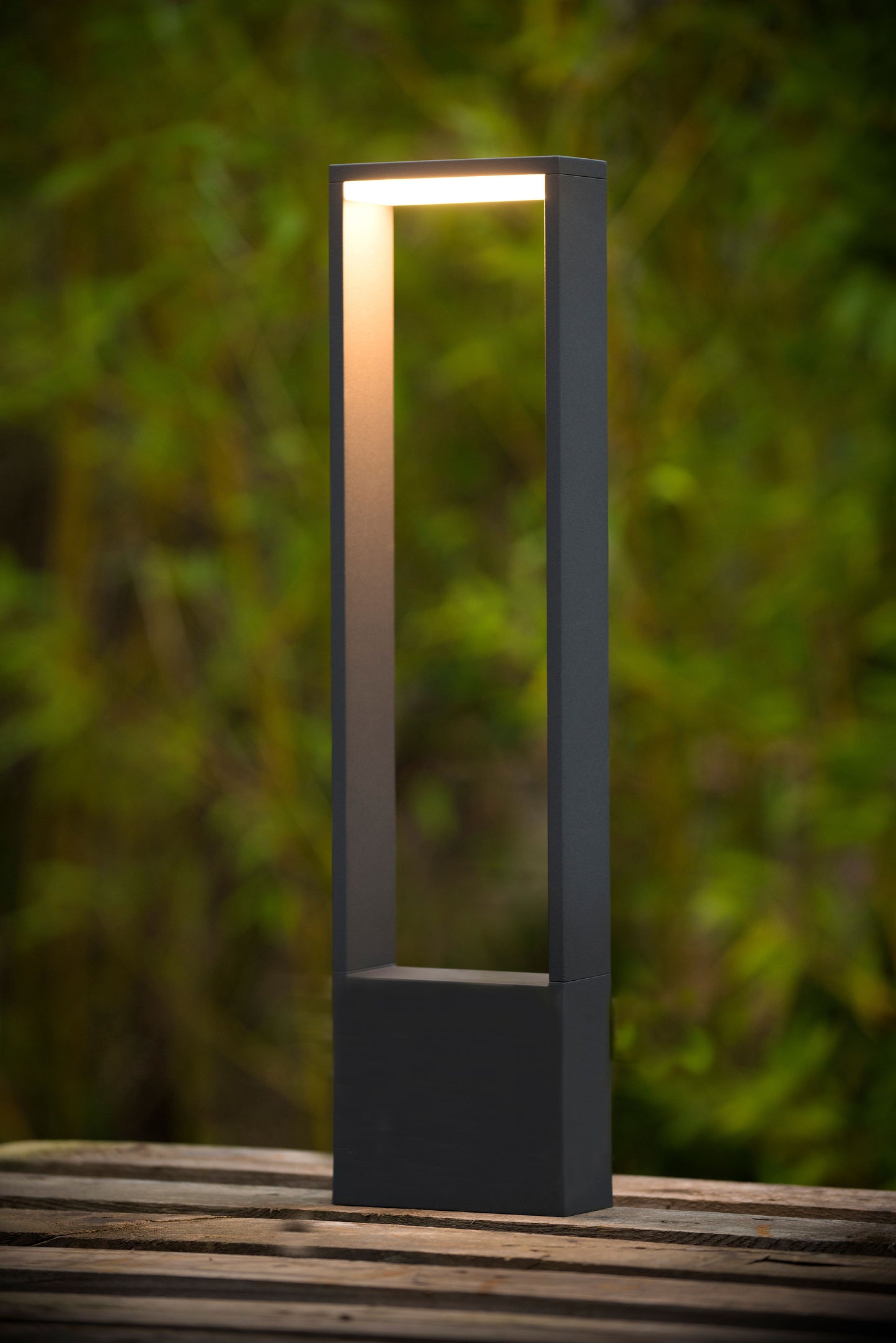 Lucide GOA - Bollard light - LED - 1x10W 3000K - IP54 - Anthracite