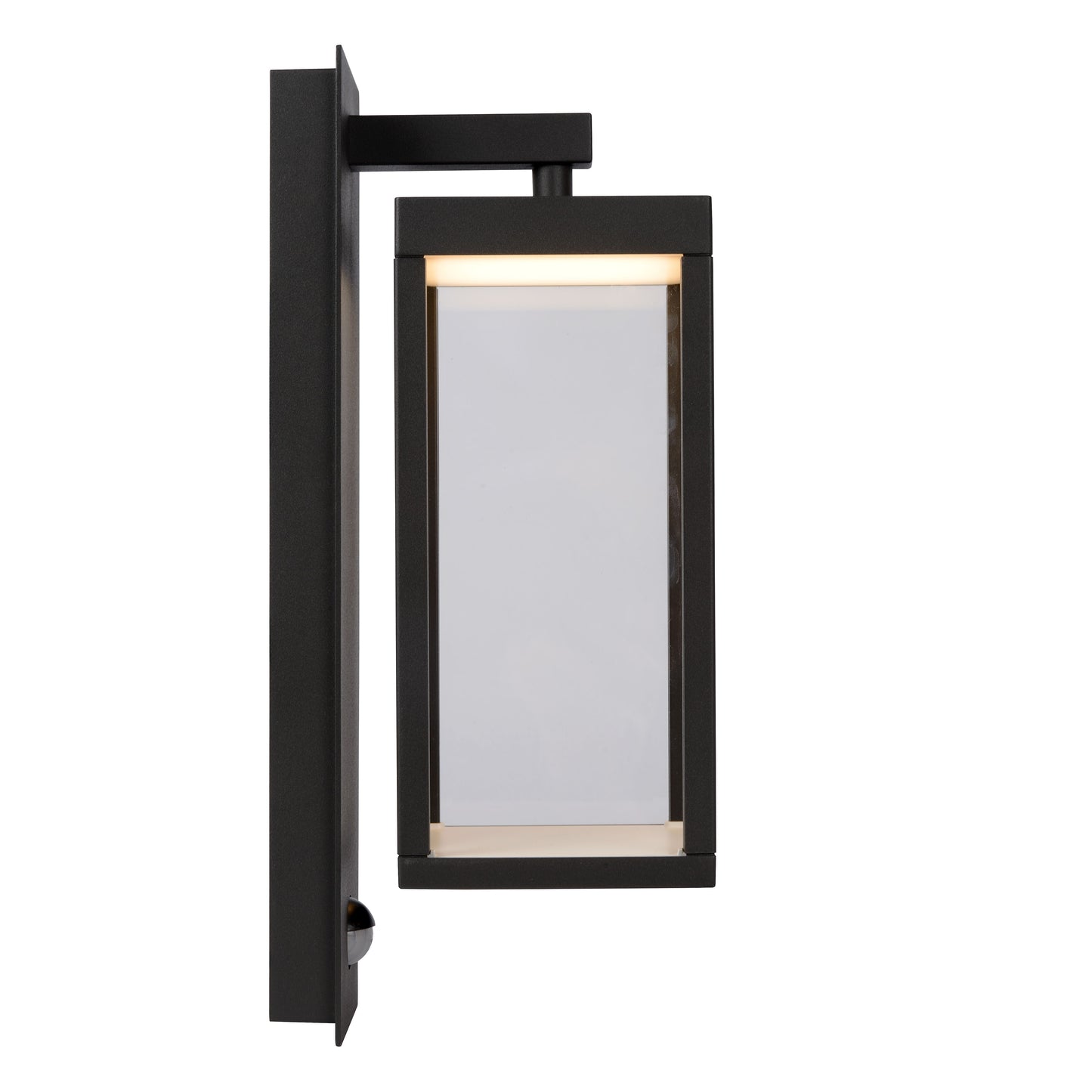 Lucide CLAIRETTE - Wall light Indoor/Outdoor - LED - 1x13W 3000K - IP54 - Motion & Day/Night Sensor - Anthracite