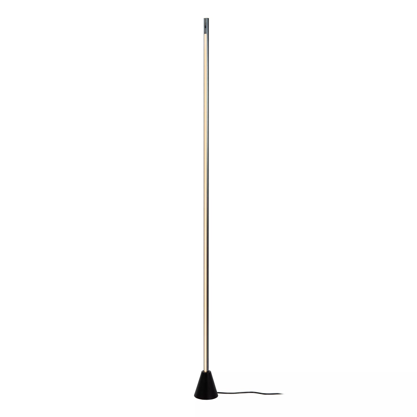 Lucide EQUINOX - Floor lamp - LED Dim. - CCT - 1x26W 2700K/4000K - Hand Wave Sensor - Grey iron | Vibes