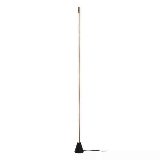 Lucide EQUINOX - Floor lamp - LED Dim. - CCT - 1x26W 2700K/4000K - Hand Wave Sensor - Coffee | Vibes