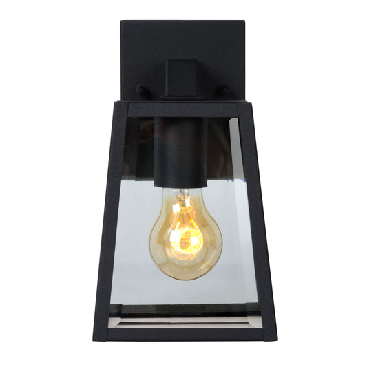 Lucide MATSLOT - Wall light Indoor/Outdoor - 1x E27 - IP23 - Black