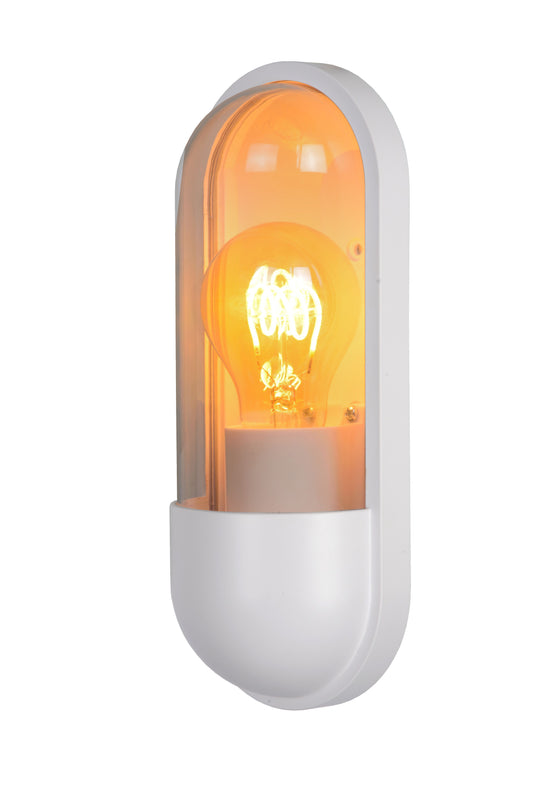 Lucide CAPSULE - Wall light Indoor/Outdoor - 1xE27 - IP54 - White