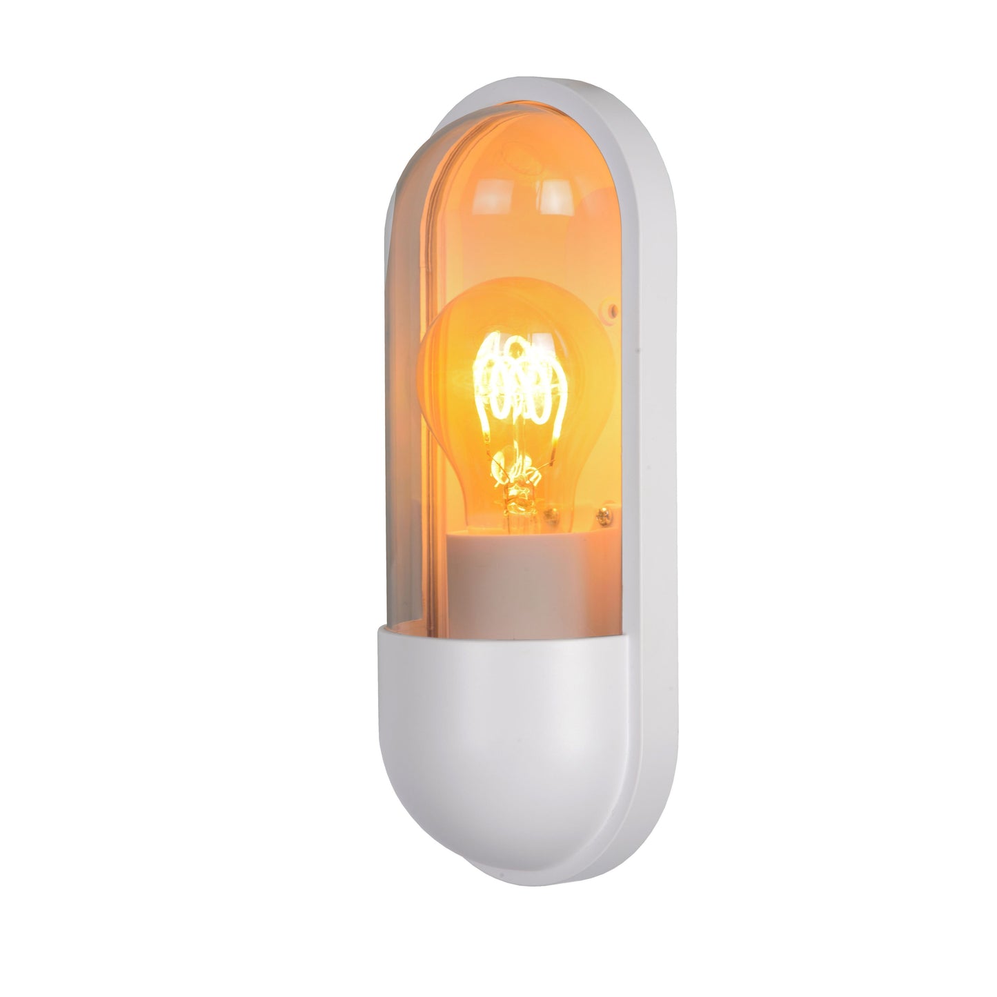 Lucide CAPSULE - Wall light Indoor/Outdoor - 1xE27 - IP54 - White