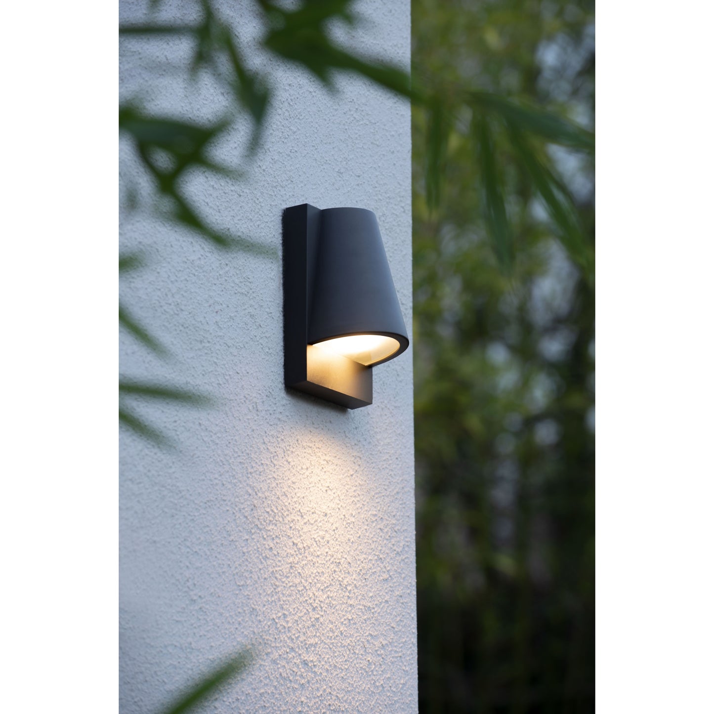 Lucide LIAM - Wall light Indoor/Outdoor - 1xGU10 - IP44 - Anthracite