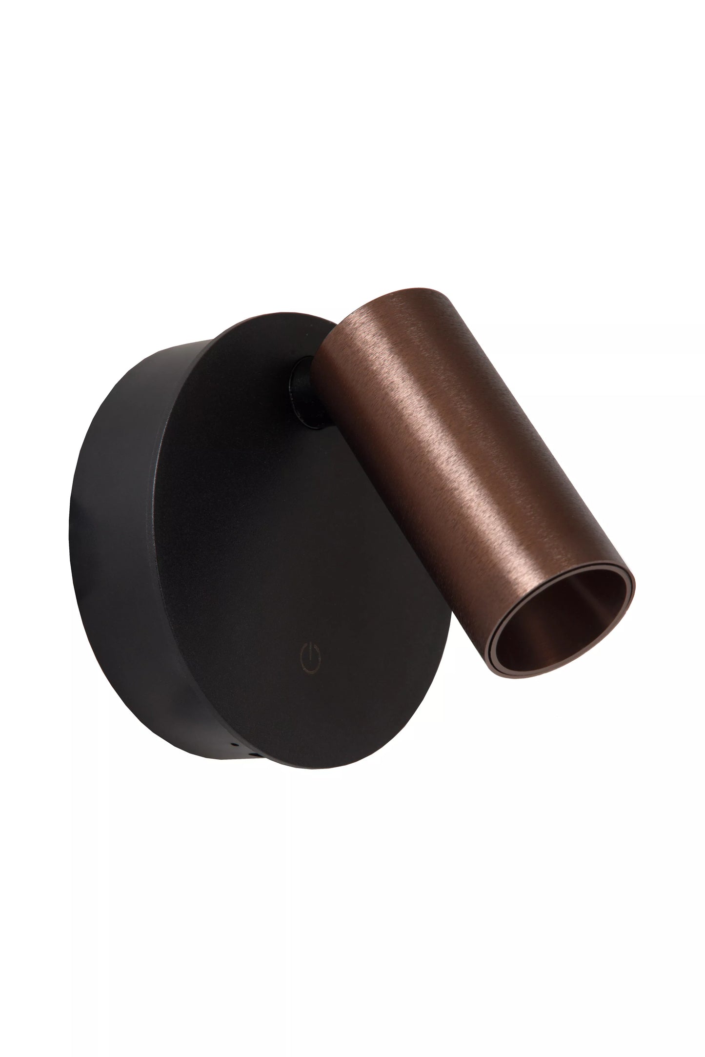 Lucide TONI - Rechargeable Wall spotlight / Wall light - Battery pack - Ø 8,1 cm - LED Dim. - CCT - 1x2W 2700K/4000K - Magnetic - Coffee