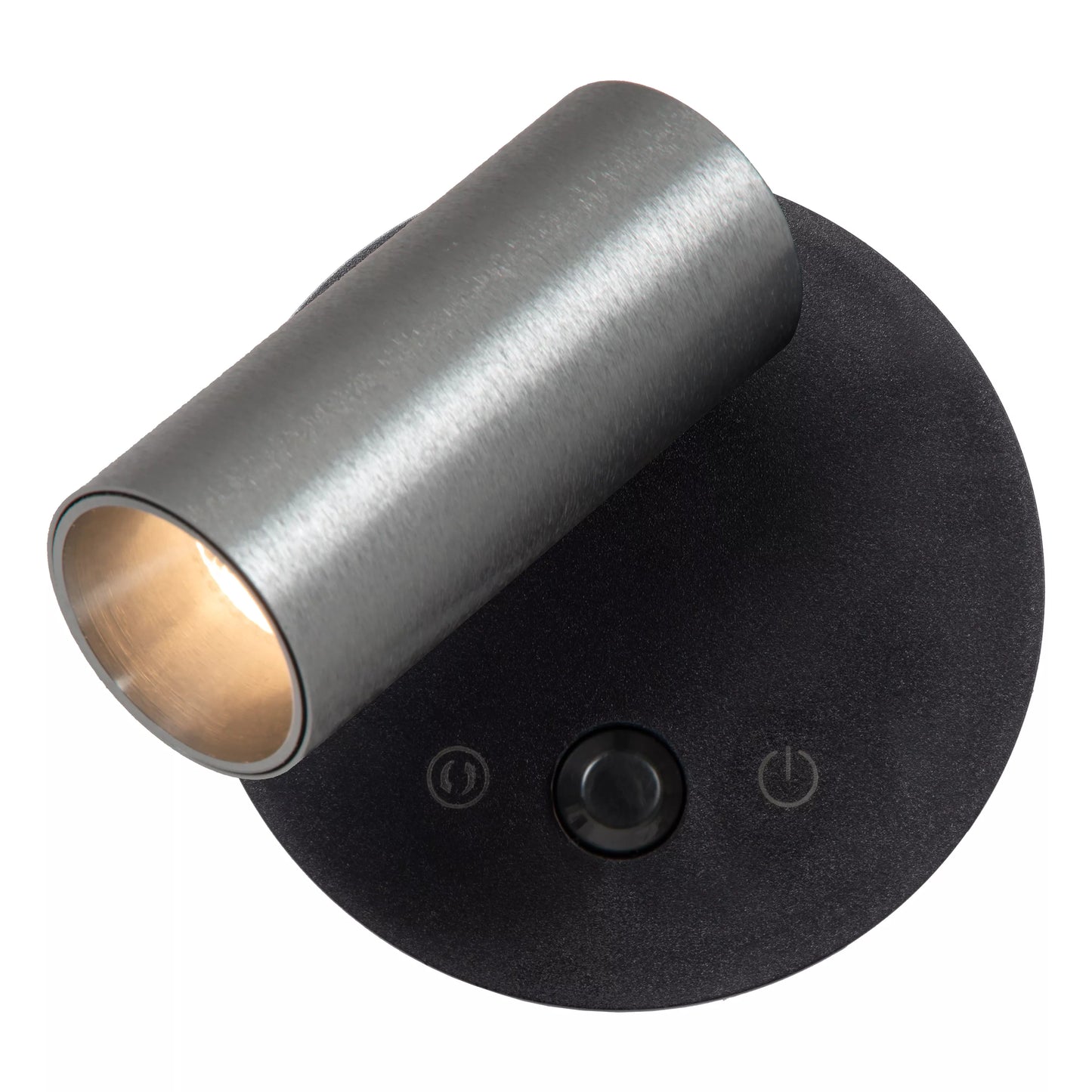 Lucide TONI - Rechargeable Wall spotlight / Wall light - Battery pack - Ø 8,1 cm - LED Dim. - CCT - 1x2W 2700K/4000K - Motion Sensor (deactivatable) - Magnetic - Grey iron