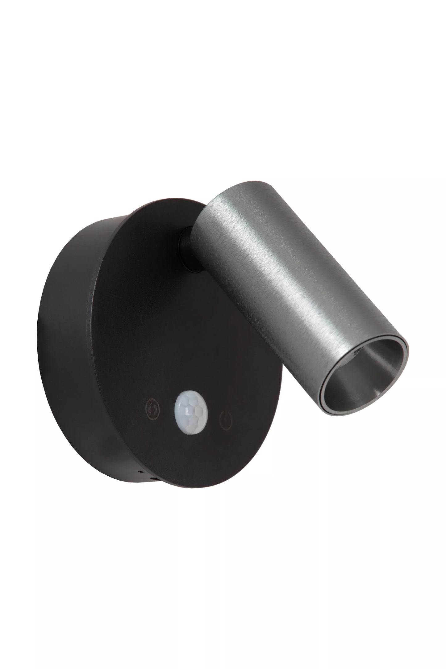 Lucide TONI - Rechargeable Wall spotlight / Wall light - Battery pack - Ø 8,1 cm - LED Dim. - CCT - 1x2W 2700K/4000K - Motion Sensor (deactivatable) - Magnetic - Grey iron