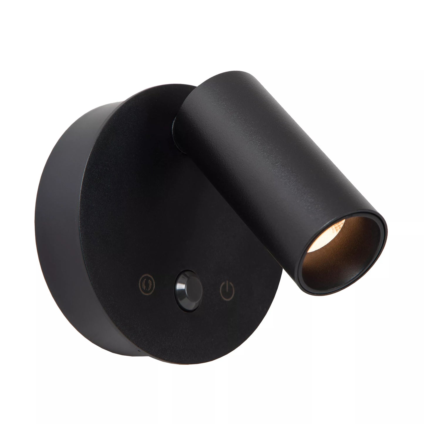 Lucide TONI - Rechargeable Wall spotlight / Wall light - Battery pack - Ø 8,1 cm - LED Dim. - CCT - 1x2W 2700K/4000K - Motion Sensor (deactivatable) - Magnetic - Black