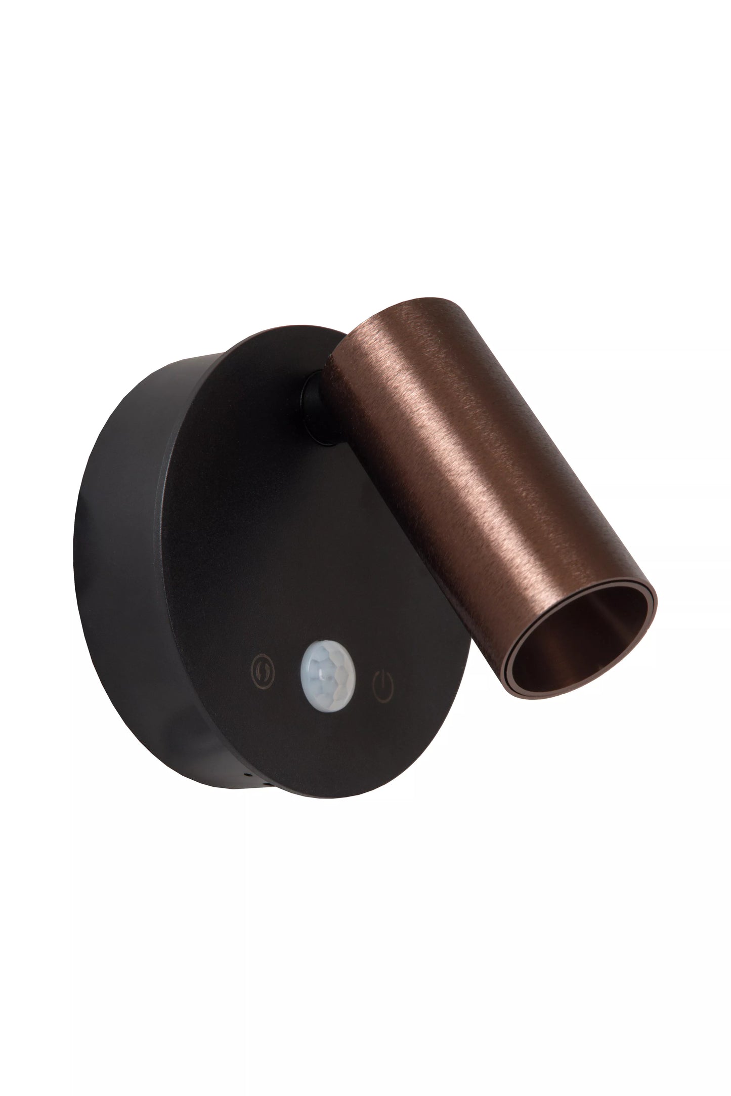 Lucide TONI - Rechargeable Wall spotlight / Wall light - Battery pack - Ø 8,1 cm - LED Dim. - CCT - 1x2W 2700K/4000K - Motion Sensor (deactivatable) - Magnetic - Coffee