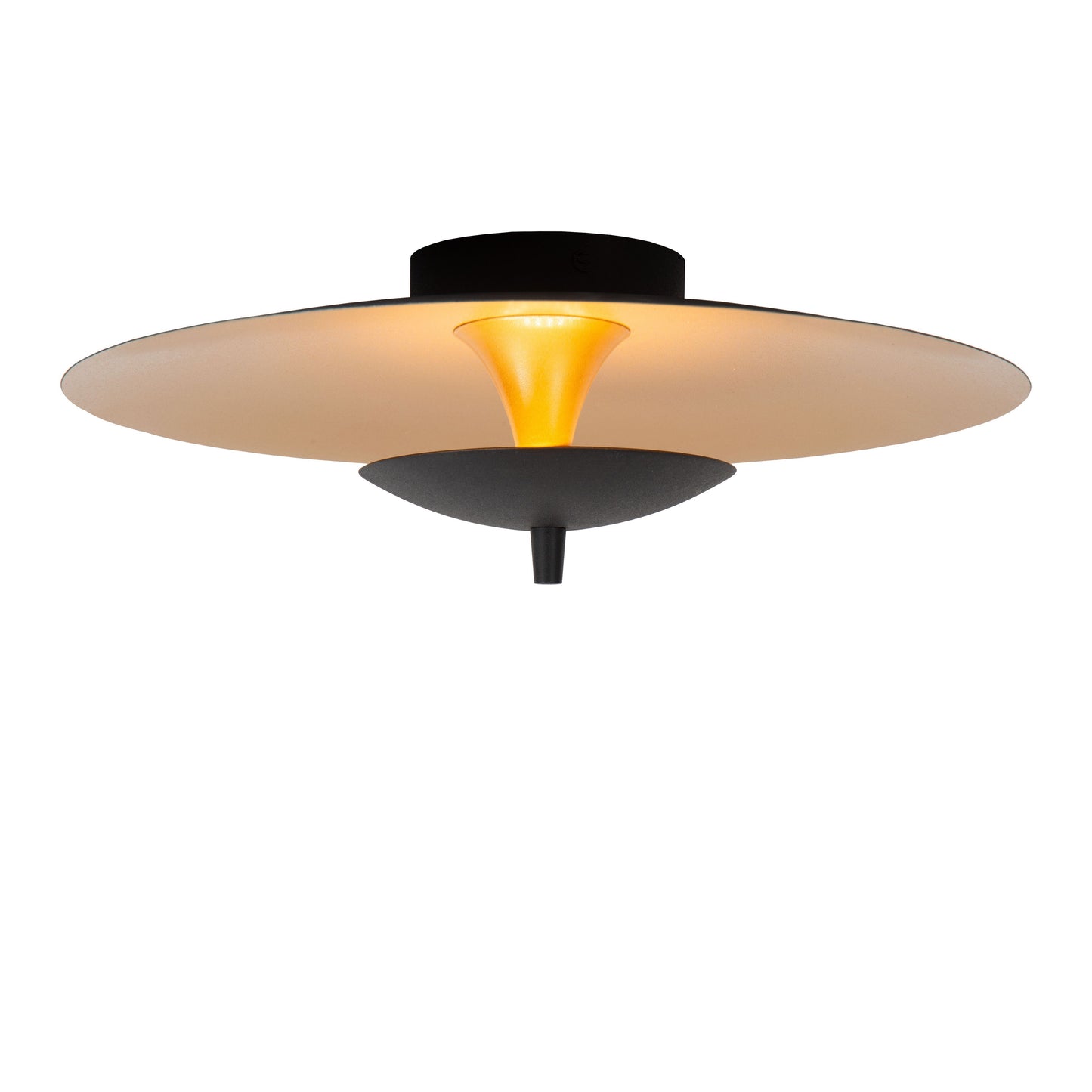 Lucide VULCAN - Flush ceiling light - Ø 35 cm - LED Dim. - 1x9W 3000K - Black