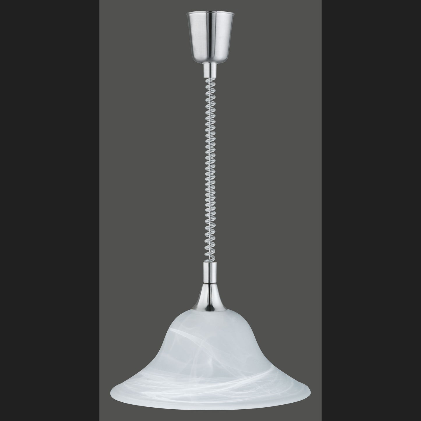 Viola  - Pendant - White Brushed - Trio