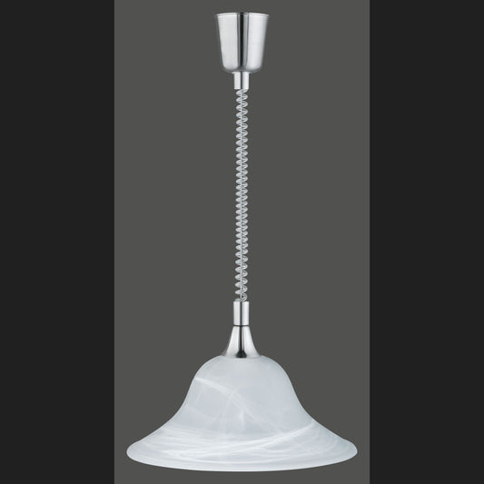 Viola  - Pendant - White Brushed - Trio