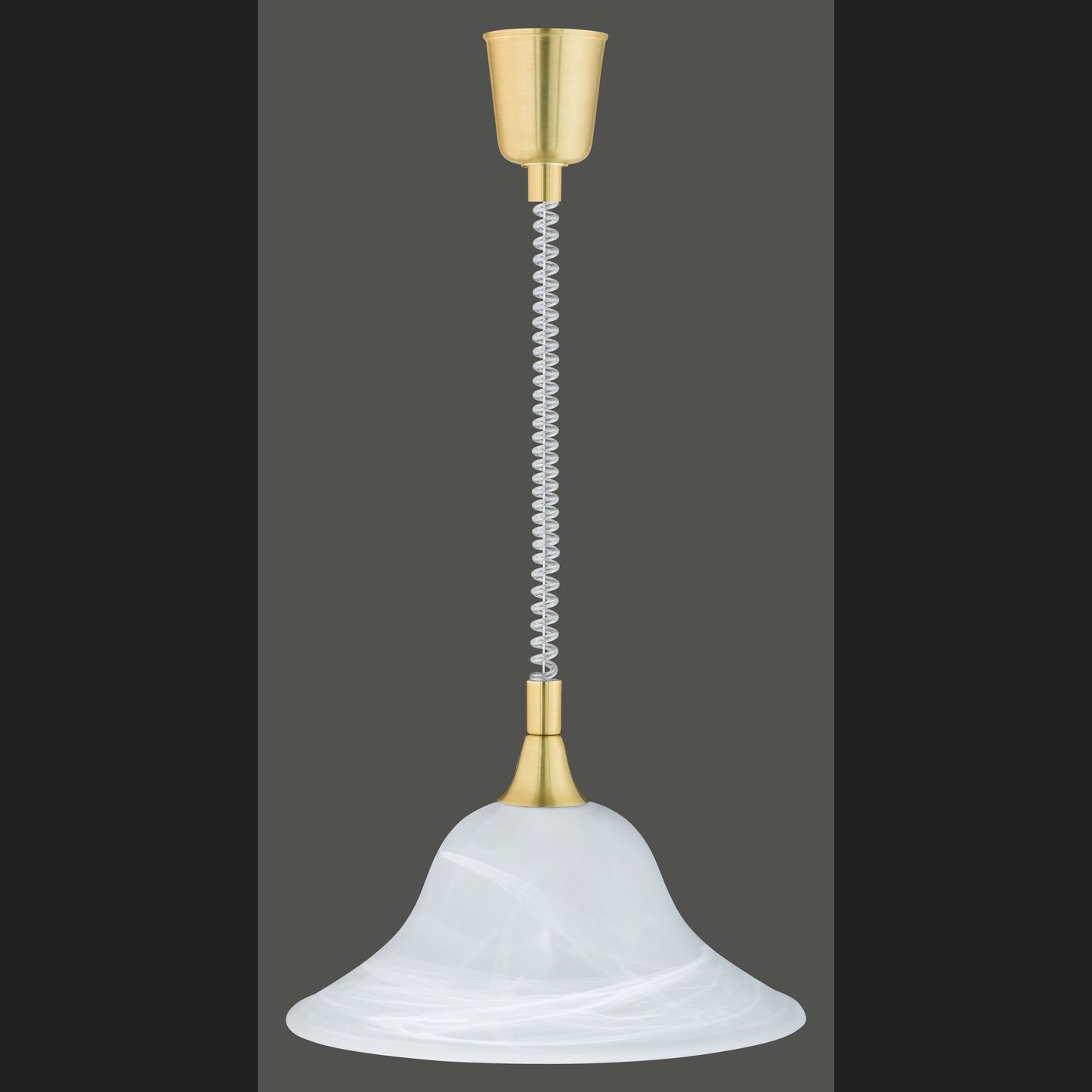 Viola  - Pendant - White Brushed - Trio
